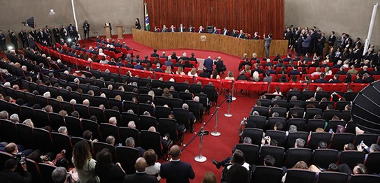 Foto: Luiz Roberto/Secom/TSE - Cerimônia de posse da ministra Cármen Lúcia como presidente do TS...