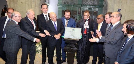 Inauguração do Grande Hall do Palácio da Democracia, nova sede do TRE-RJ