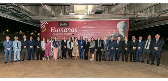 Descrição da imagem: No Tribunal Superior Eleitoral (TSE), a presidente e ministra Carmen Lúcia ...