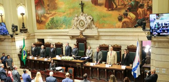 Cerimônia de entrega da Medalha do Centenário do Palácio Pedro Ernesto