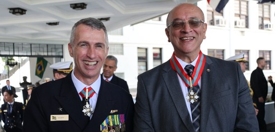 Cerimônia em comemoração ao Dia da Marinha e entrega das medalhas da Ordem do Mérito Naval