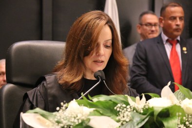 Desembargadora eleitoral Alessandra Bilac