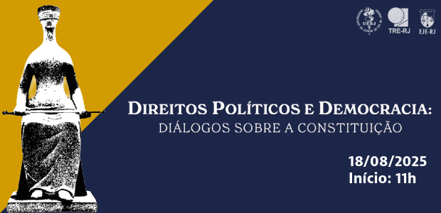 A imagem tem fundo dividido diagonalmente entre as cores amarela (parte superior esquerda) e azu...