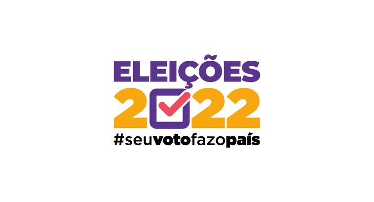 Logomarca Eleições 2022 #seuvotofazopaís