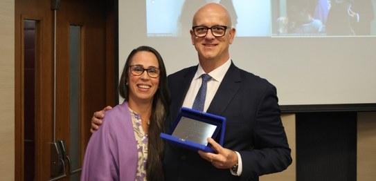 A atual diretora da EJE-RE, desembargadora Eleitoral Daniela Bandeira de Freitas, e o ex-diretor...
