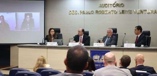 O vice-presidente e corregedor regional eleitoral, desembargador Henrique Carlos de Andrade Figu...