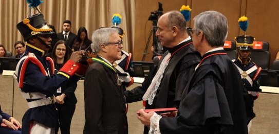 Lisia Baganha, secretária da Vice-Presidência e Corregedoria Regional Eleitoral, mulher branca, ...