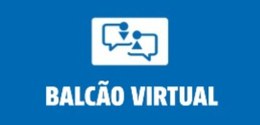 Logo do balcão virtual em azul