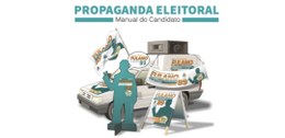 Capa da cartilha de propaganda eleitoral para as eleições 2020