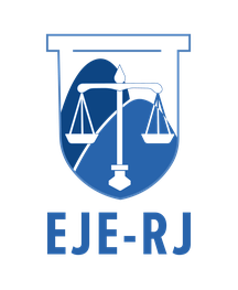 Logo vertical da EJE-RJ.
