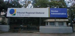 fachada do  Núcleo Administrativo do Caju do TRE-RJ