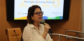 Na imagem,Lia Furtado, coordenadora da Coordenadoria de Contas Eleitorais e Partidárias (Cocep) ...