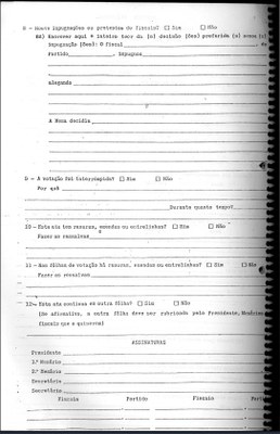 RESOLUÇÃO TRE-RJ Nº 124, DE 11 DE MAIO DE 1987 - ATA DE ELEIÇÃO 2